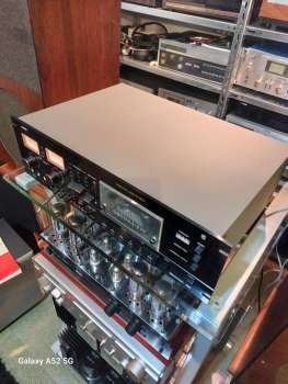 Preview: Philips N 5748 Tapedeck, das Größte der Serie  von 1981 ! 3-Kopf, Metalband,  schwarz, 19"